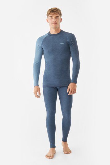 Термобілизна чоловіча Viking Mounti Merino Wool комплект термокофта термоштани вовна блакинтий - 500/25/8758-1900 - L 5908234703047 фото