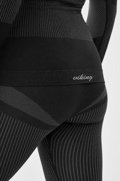 Термобілизна жіноча Viking Ilsa black grey комплект термокофта термоштани сірий - 500151977-08 - XL 5901115772071 фото