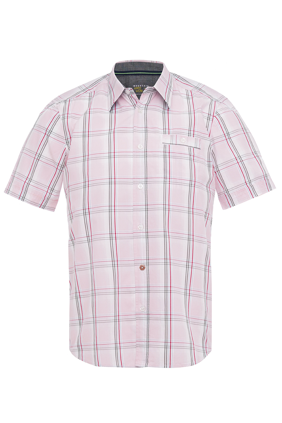 Рубашка с коротким рукавом Mountain Hardwear мужская в клетку - OM 3035-01