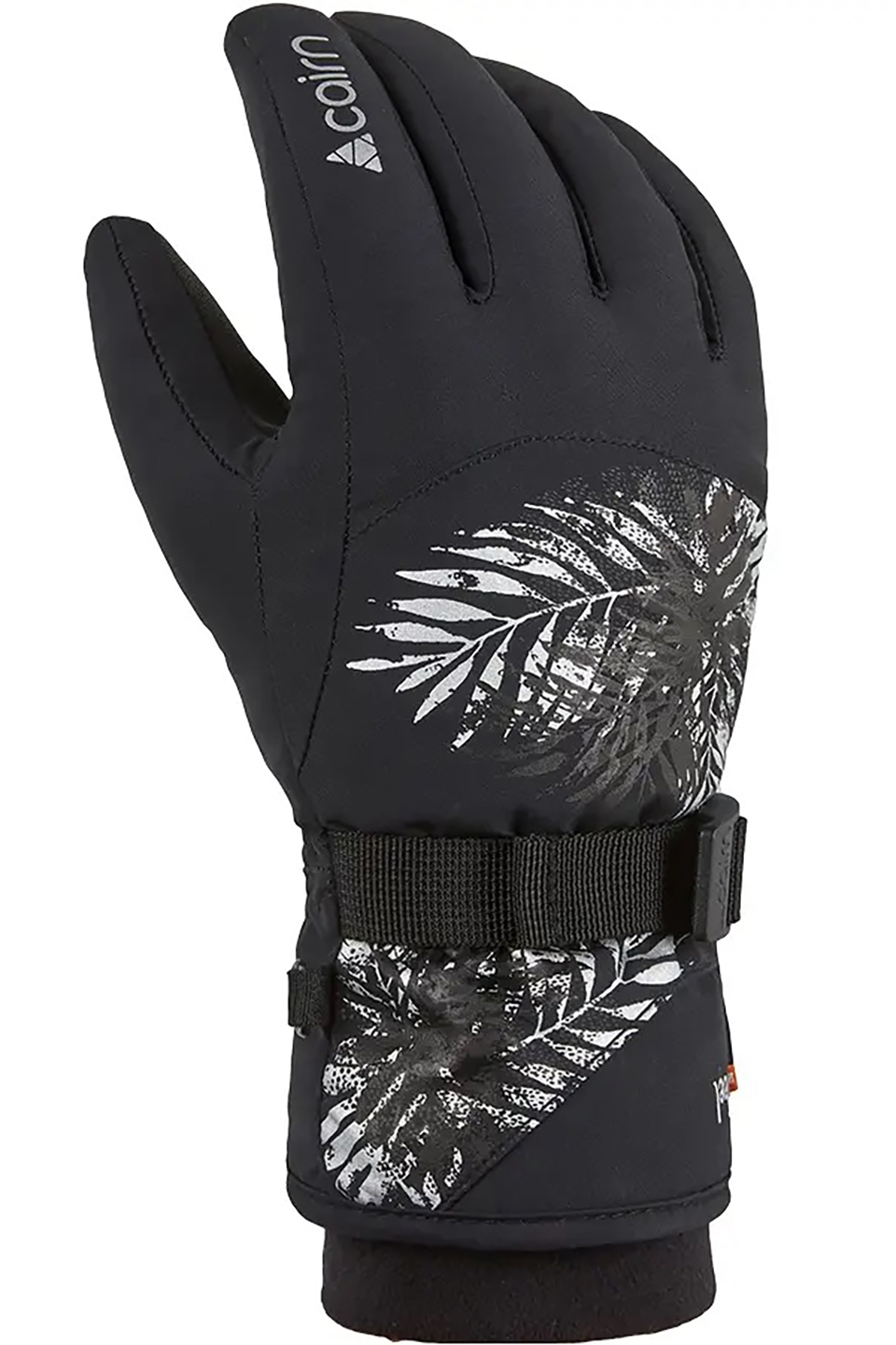 Перчатки горнолыжные Cairn Wizar W silver floral женские черные - 0489165-222