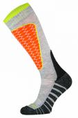 Шкарпетки гірськолижні Comodo SKI SOCKS PERFORMANCE L.GREY-ORANGE - SKI1-06