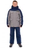  Гірськолижний костюм Karbon дитячий сірий - 36313-01