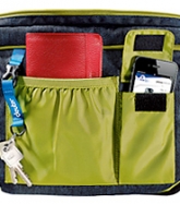 Передний карман-органайзер. Карман для письменных принадлежностей, блокнота, телефона, ключей и прочих мелочей.