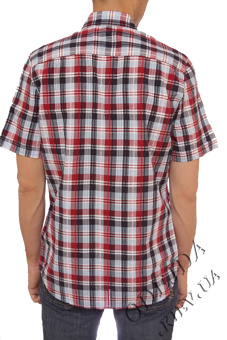 Рубашка с коротким рукавом Mountain Hardwear мужская в клетку - OM3035