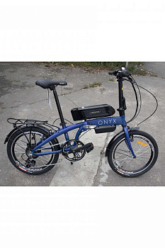 Електровелосипед складаний Onyx 20″ 36V 350W LCD синій - 2036350-2