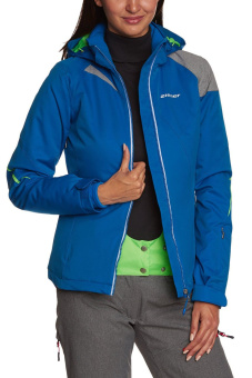 Куртка горнолыжная женская Ziener Tenahi  синяя- 144103-798