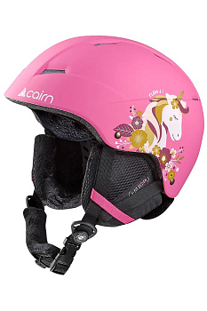 Шлем лыжно-сноубордический Cairn Flow Jr mat pink-unicorn - 0605419-115