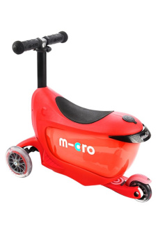 Детский самокат Micro Mini2go Deluxe Plus Red - MMD032