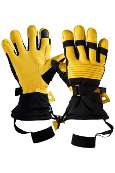 Перчатки горнолыжные OGSO Ski 7622HVY мужские желтые - 00621600GLUNYEHY