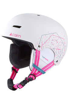 Шлем лыжно-сноубордический Cairn Darwin Jr white spray - 0605239-201