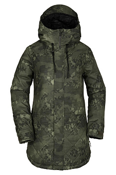 Куртка сноубордическая Volcom WINROSE INSULATED женская зеленая - H0451907-13