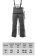 Горнолыжные штаны Karbon женские черные - 6600