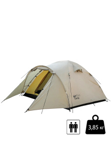 Палатка Tramp Lite Camp 2 двухместная - TLT-010-sand