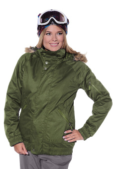 Куртка Burton женская зеленая - 1010577510