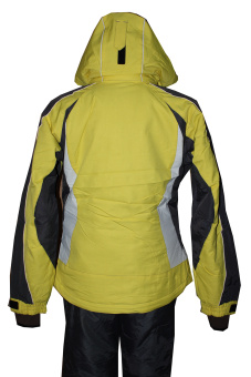 Куртка горнолыжная Karbon женская желтая - 8056