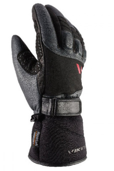 Перчатки горнолыжные Viking Stubai мужские черные - 110200740-09