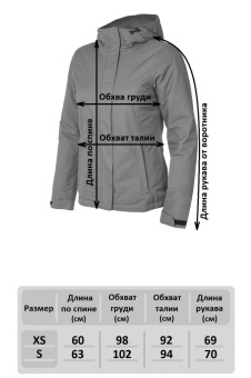 Куртка горнолыжная Karbon женская розовая - 36115-005