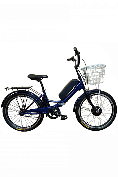 Электровелосипед складной Smart 24″ 36V 350W LCD PAS синий - 2436350