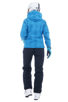 Куртка горнолыжная Karbon женская синяя - 36115-007