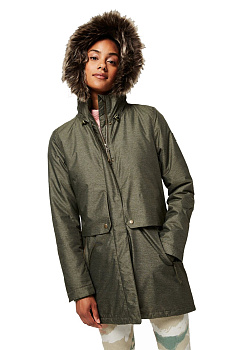 Куртка O`neill Journey Parka жіноча зелена - 9P6020-6058