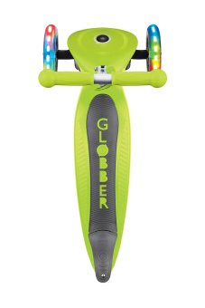 Детский самокат Globber Primo Foldable Lights зеленый - 432-106