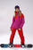 Куртка горнолыжная Brooklet Lili orange red/raspberry pink W женская - BL2021-013