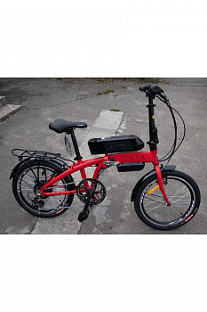 Електровелосипед складаний Onyx 20″ 36V 350W LCD червоний - 2036350-1