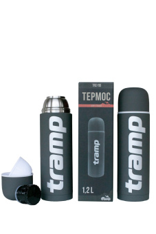 Термос TRAMP Soft Touch - Серый