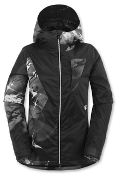 Куртка сноубордична Volcom Dryas жіноча чорна - H0651606