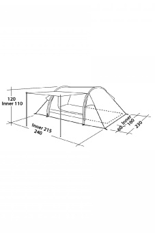 Палатка Easy Camp Cyrus 300 трехместная - 120280