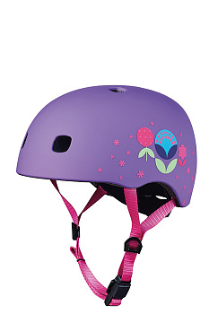 Дитячий шолом Micro Floral purple LED