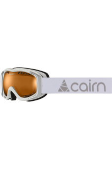 Маска лыжно-сноубордическая Cairn Booster Photochromic Jr mat white-silver детская - 0580098-2101