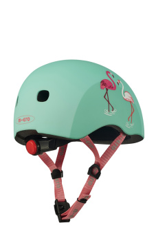 Детский шлем Micro Flamingo LED