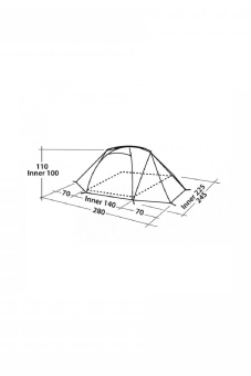 Палатка Easy Camp Equinox 200 двухместная - 120283