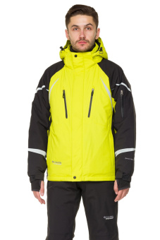 Куртка горнолыжная Columbia мужская желтая - 960527-1