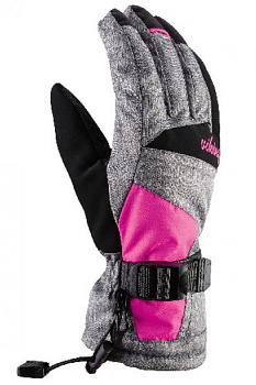 Рукавички гірськолижні Viking Ronda жіночі gray/pink/black - 113205473-46