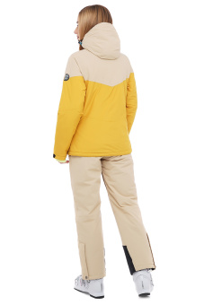 Горнолыжный костюм Brooklet Liliana grey beige/orange yellow W женский - BL2021-12