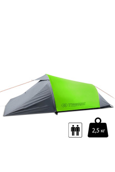 Палатка Trimm SPARK-D lime green/grey двухместная - 001.009.0444