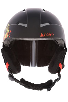 Шлем лыжно-сноубордический Cairn Andromed mat black-fire sketch - 0605150-125