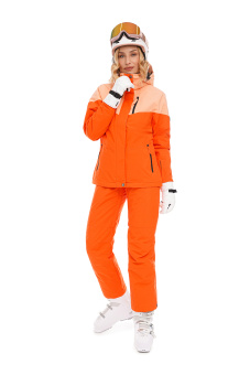 Куртка горнолыжная Brooklet Lili Red orange/Melon orange женская - 202303BLJ-03