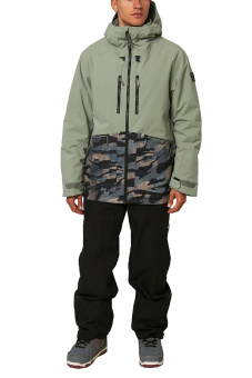 Куртка сноубордическая O'Neill TEXTURE мужская светло-зеленая - 0P0020-6082